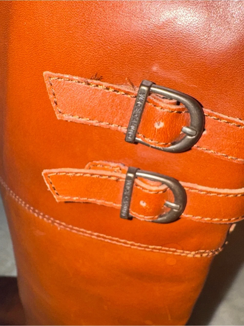 Vince Camuto Cognac Brown Over-the-Knee Riding Boots